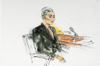 Chyna in courtroom sketch. 