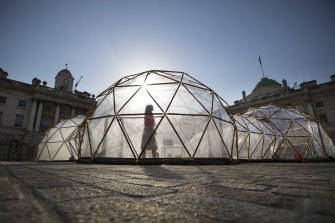 Michael Pinsky's Pollution Pods in London last year.