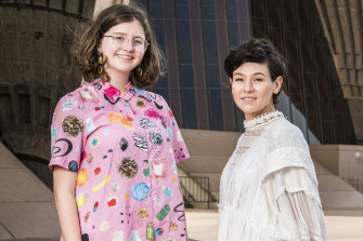 Actor Yael Stone, right, and Jean Hinchliffe, organiser of the School Strike 4 Climate, will speak at the All About Women festival.