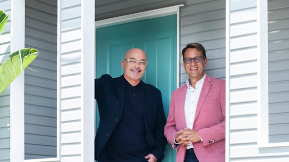 Yin and yang: Neale Whitaker and Andrew Winter in <i>Love It or List It</i>.