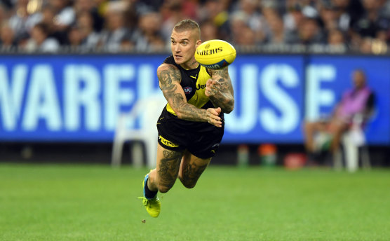 Dustin Martin has parted ways with Puma.