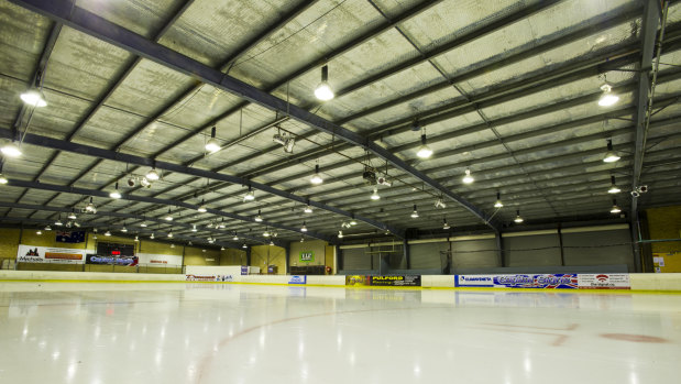 Canberra's only ice rink at the Phillip Swimming and Ice Skating Centre.