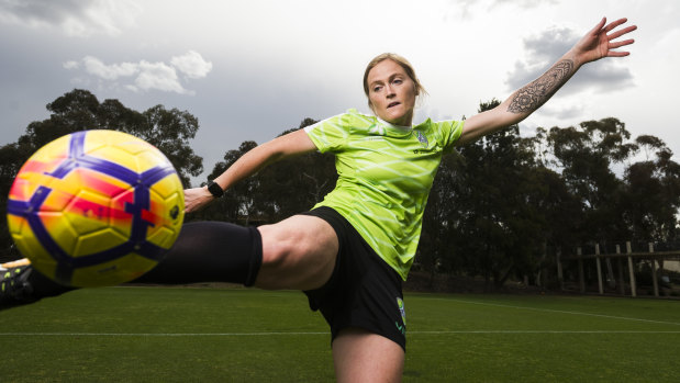 Canberra United recruit Meaghan McElligott.