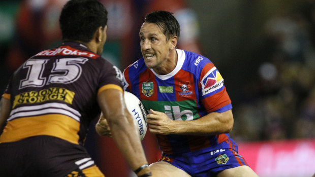 Forgotten man: Mitchell Pearce has been solid for his new club so far.