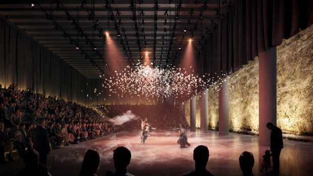 The performance space proposed for Buruk.