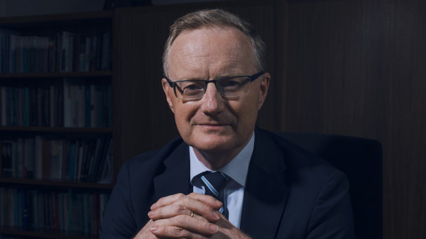 RBA governor Philip Lowe. His hand might be forced if the US dollar starts to depreciate.