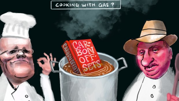 Cooking with gas - Scott Morrison and Barnaby Joyce.