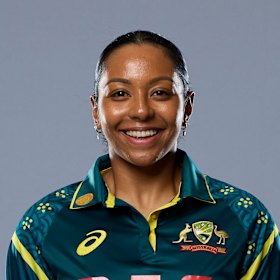 Alana King has taken three wickets in her T20 return against the West Indies.
