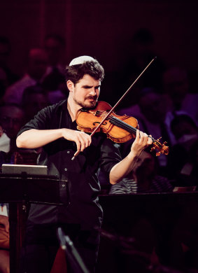 Violinist Ben Adler performs in Stories from the Violins of Hope.