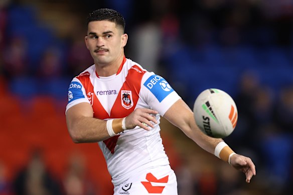 Daniel Atkinson will wear the Dragons’ No. 1 jersey.