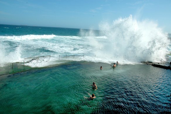 The Bogey Hole swimming pool at Newcastle. 