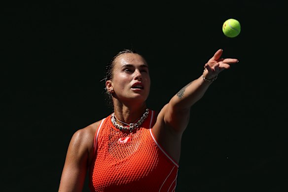 Cause for complaint: Aryna Sabalenka.