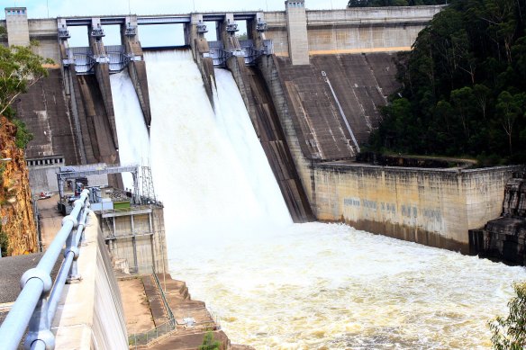 Warragamba Dam last spilled at significant volumes in July 2016. 