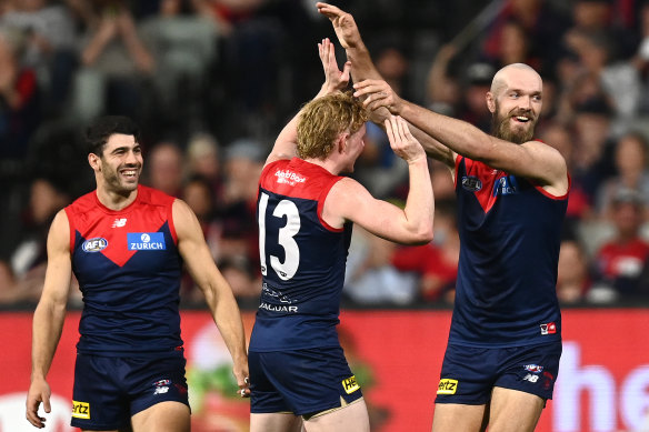 Clayton Oliver and Max Gawn are set to return to action