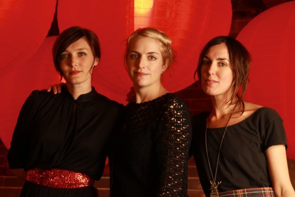 Sarah Blasko, Sally Seltmann and Holly Throsby - aka Seeker Lover Keeper - pictured in 2011.