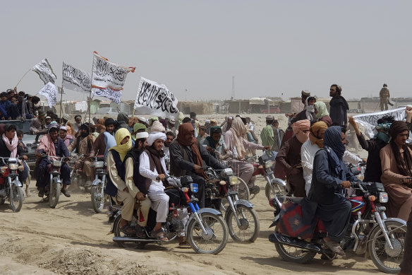 The Taliban have taken control of most major Afghan border crossings.