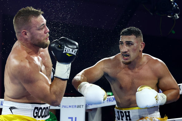 Justis Huni up against Joe Goodall in the Heavyweight WBO Oriental & IBF Pan-Pacific Regional title bout in June 2022.