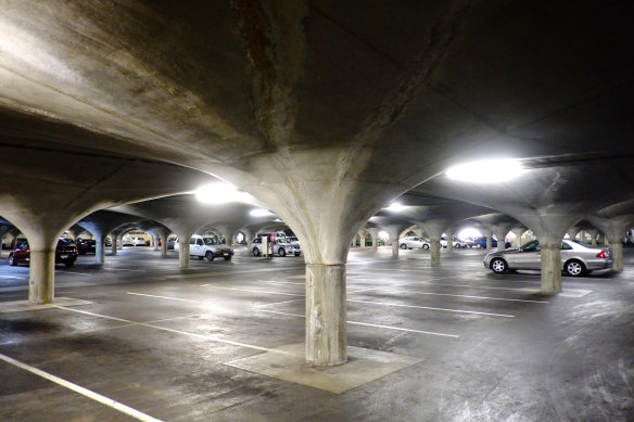 The Melbourne University underground car park is also protected on Victoria’s Heritage Register.