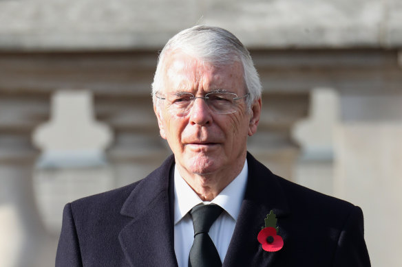 Former British prime minister John Major has been a vocal critic of Boris Johnson.