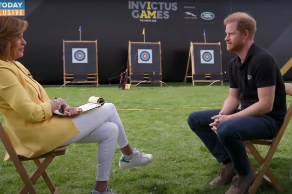 Prince Harry sat down for an interview in The Hague where the Invictus Games were held on the weekend. 