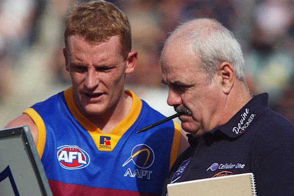 Voss captained the Brisbane Lions to a premiership three-peat under Australian Football Hall of Fame Legend Leigh Matthews.