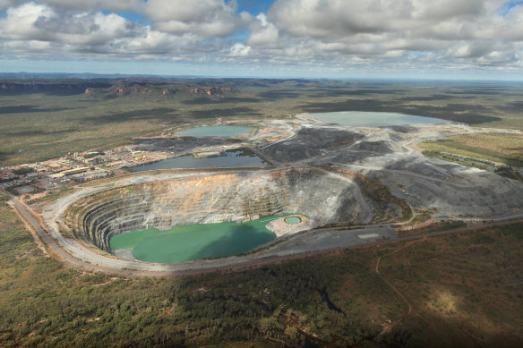 The Ranger uranium mine in Kakadu National Park.