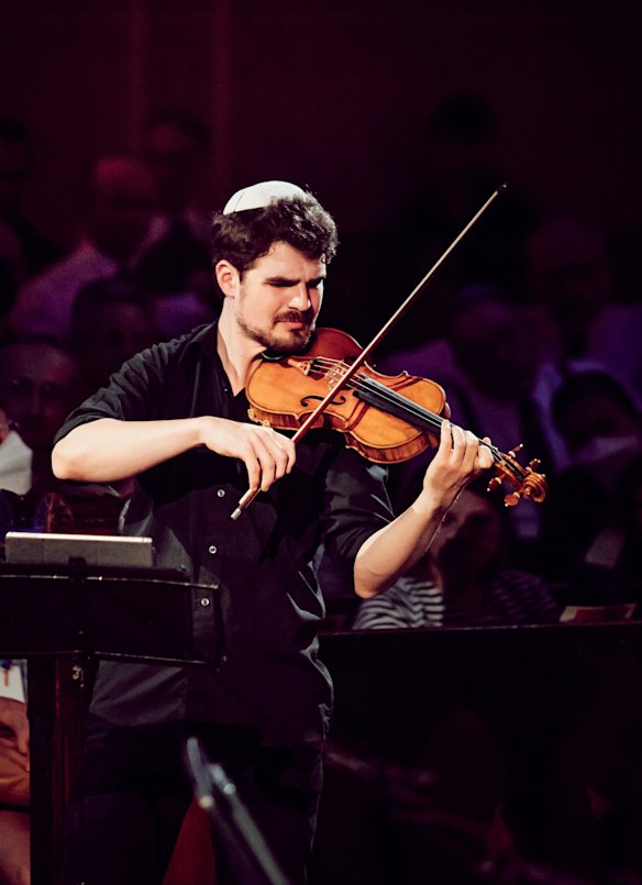 Violinist Ben Adler performs in Stories from the Violins of Hope.