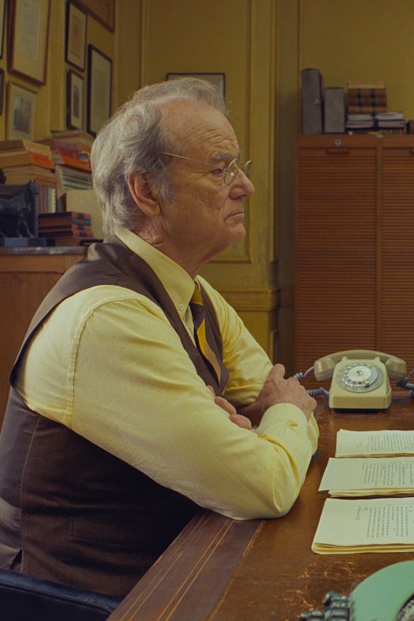 Bill Murray plays editor Arthur Howitzer jnr in The French Dispatch.