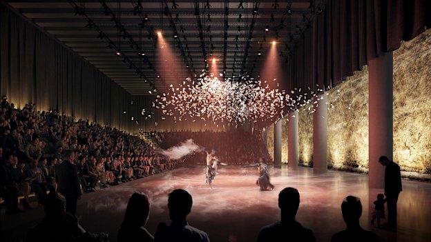 The performance space proposed for Buruk.