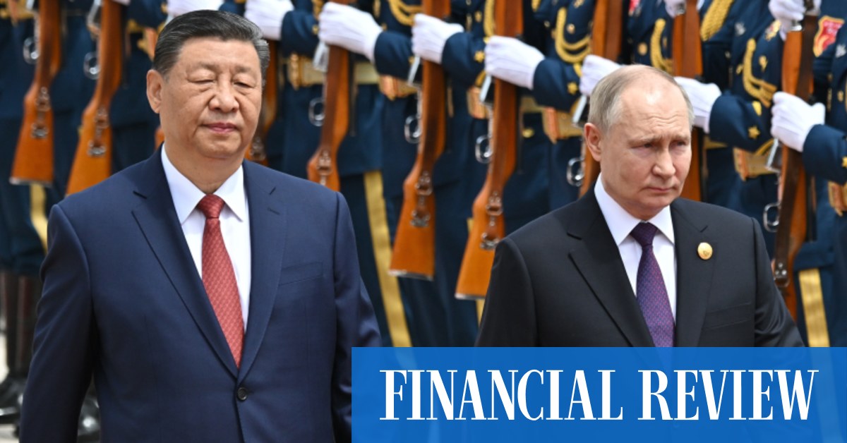 Chinese President Xi Jinping tells Russian President Vladimir Putin their  nations' ties should last 'generations'