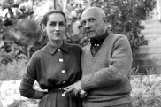 Picasso and his mistress Françoise Gilot in 1951; her work shows alongside his in The Picasso Century.