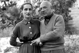 Picasso and his mistress Françoise Gilot in 1951; her work shows alongside his in The Picasso Century.
