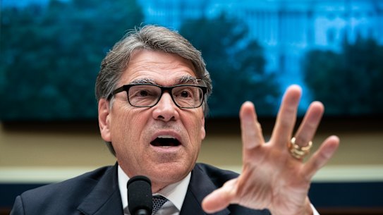 Seeing God's hand in the Trump presidency: US Energy Secretary Rick Perry.