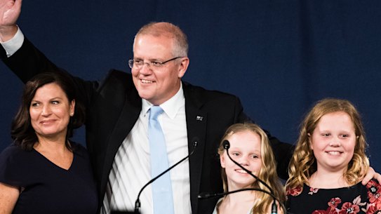 'How good is Australia!' Scott Morrison claims victory.