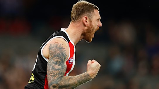 Tim Membrey has played 160 games during 10 seasons in the AFL