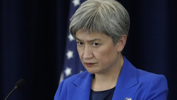 Penny Wong: US must ‘have skin in the game’ to compete with China in Asia-Pacific