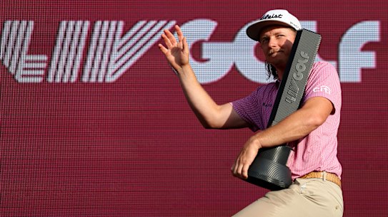 Australian Cameron Smith is one of the stars of the LIV Golf series.