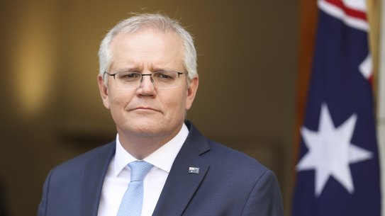 Pm Scott Morrison in Canberra on Thursday.