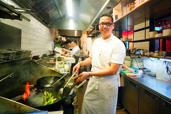 Victor Liong at his Melbourne restaurant.