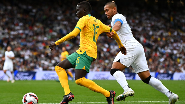 ‘I want to prove myself’: Socceroos whiz-kid Kuol unbothered by World Cup hype