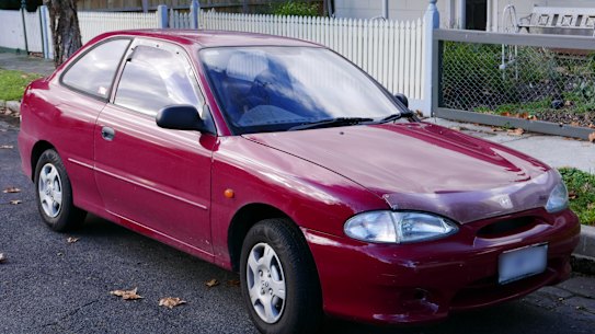 A 1999 Hyundai Excel. It’s no Ferrari, but it gets the job done.