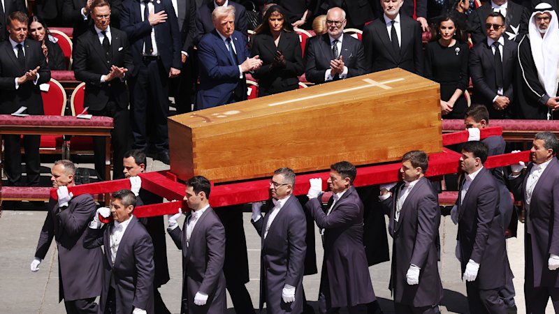 In pictures: Pope Francis is laid to rest