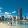 Streets Beach is a popular place to escape the summer heat.