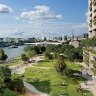Heidelberg Materials commissioned FJCStudio to design a new park and residential precinct for its riverside industrial site in Brisbane.