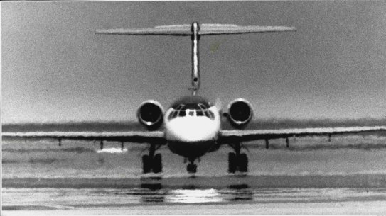 A Compass plane in action in 1992. 