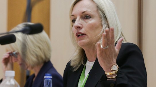 Christine Holgate will stand aside as chief executive of Australia Post while there is an investigation into the purchase of luxury watches. 