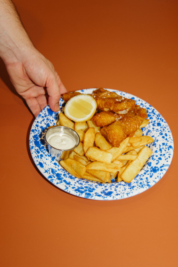 Fish and chips at Splash.