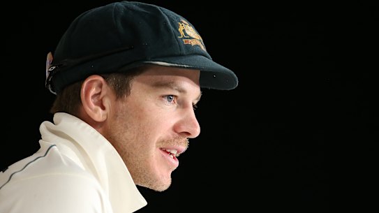 Australian captain Tim Paine after the Gabba Test.