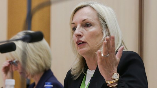 Christine Holgate will stand aside as chief executive of Australia Post while there is an investigation into the purchase of luxury watches. 