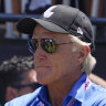 Greg Norman at an LIV golf event in the US.